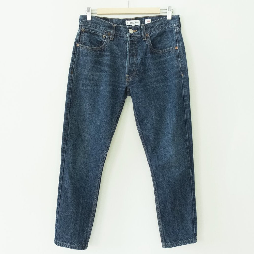 Re/Done Originals Skinny Straight Jeans
